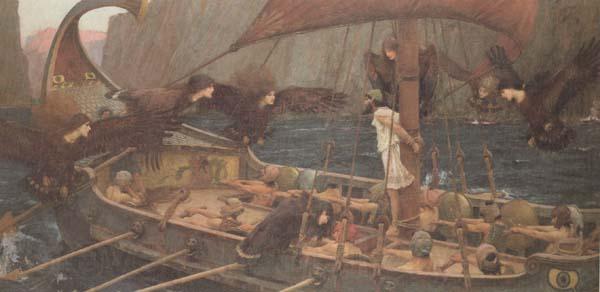 John William Waterhouse Ulysses and the Sirens (mk41) Norge oil painting art